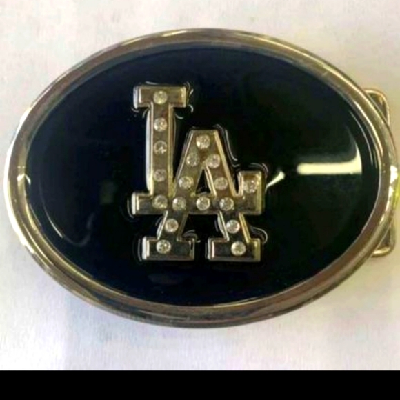 New unique Los Angeles Dodgers baseball belt buckle.  Other Dodgers available - Picture 1 of 2